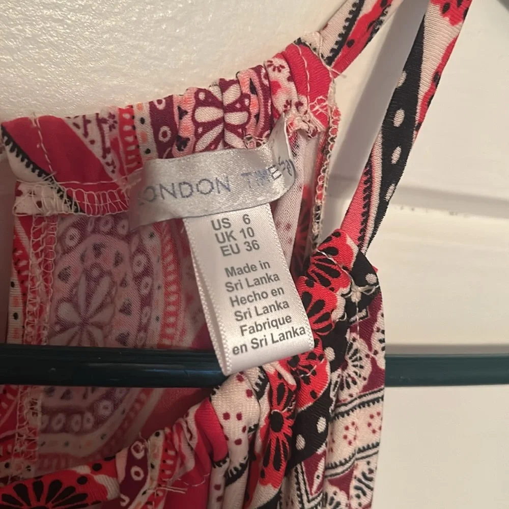 London Times Full Length Halter Dress. U.S. 6 - Picture 11 of 13